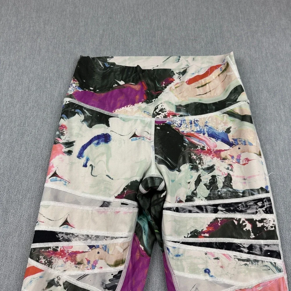 Lululemon Leggings‎ Womens 8 White Pigment Wave High Times Pant Full-On Luon 26